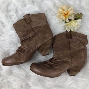 Blowfish Tan Slouch Booties